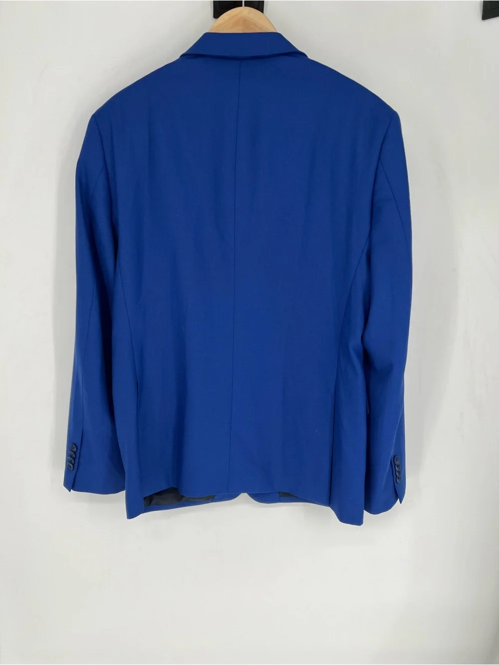 John Varvatos‎ 100% Wool Bold Royal Blue Two-Button Sport Coat Blazer